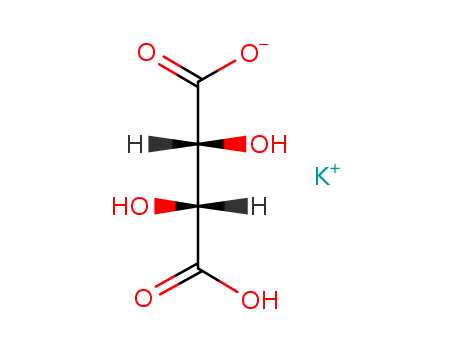 868-14-4,L(+)-Potassium hydrogen tartrate,Butanedioicacid, 2,3-dihydroxy- (2R,3R)-, monopotassium salt (9CI);Butanedioic acid,2,3-dihydroxy-[R-(R*,R*)]-, monopotassium salt;Tartaric acid, monopotassiumsalt (8CI);Acid potassium tartrate;Cream of tartar;Cremor tartari;Faccla;Faccula;Faecla;Faecula;Monopotassium tartrate;NSC 155080;Potassium acidtartrate;Potassium bitartrate;Potassium hydrogen L(+)-tartrate;Potassiumhydrogen tartrate;Potassium hydrotartrate;Potassium tartrate (KHC4H4O6);Tartar;Tartar cream;