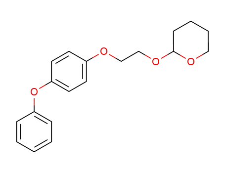 Molecular Structure of 126301-65-3 (2H-Pyran, tetrahydro-2-[2-(4-phenoxyphenoxy)ethoxy]-)