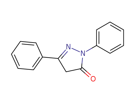 Molecular Structure of 4845-49-2 (2,4-dihydro-2,5-diphenyl-3H-Pyrazol-3-one)