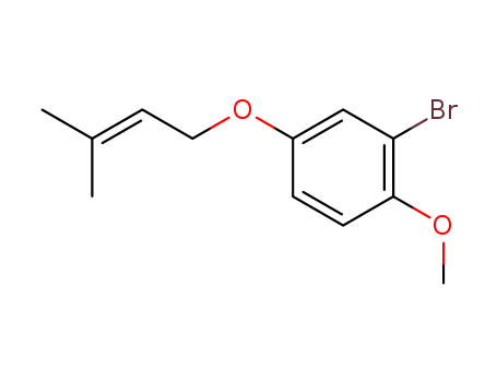 2-Bromo-1-methoxy-4-(3-methyl-but-2-enyloxy)-benzene