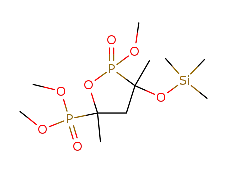 5-(dimethoxyphosphinyl)-2-methoxy-3,5-dimethyl-3-(trimethylsiloxy)-1,2-oxaphospholane 2-oxide