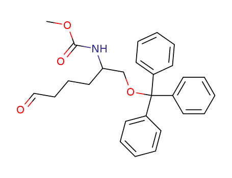 (5-Oxo-1-trityloxymethyl-pentyl)-carbamic acid methyl ester