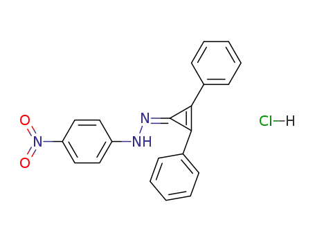 (2.3-Diphenyl-cyclopropenyliden)-p-nitro-phenylhydrazonium - Chlorid