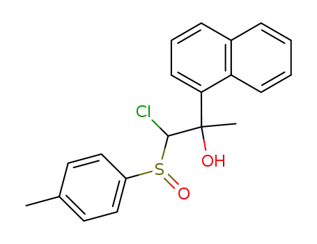 1-chloro-2-(1-naphthyl)-1-(p-tolylsulfinyl)-2-propanol