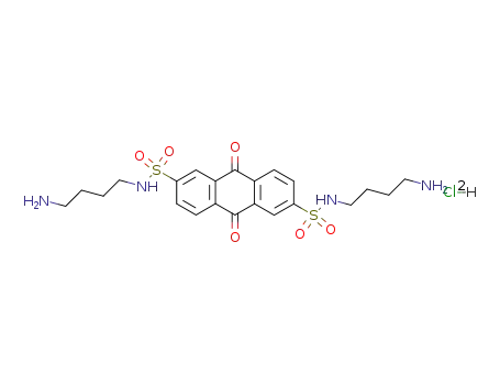N,N'-bis(4-aminobutyl)-2,6-anthraquinonedisulfonamide dihydrochloride
