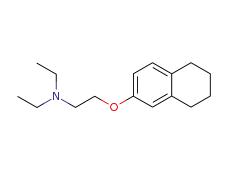 6-<2-(N,N-diethylamino)ethoxy>-1,2,3,4-tetrahydronaphthalene