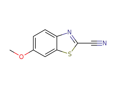 Molecular Structure of 943-03-3 (2-Cyano-6-methoxybenzothiazole)