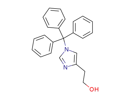 Molecular Structure of 127607-62-9 (2-(1-trityl-1H-iMidazol-4-yl)ethanol)