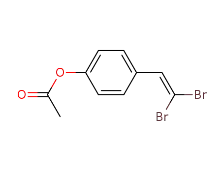 1,1-dibromo-2[4-acetoxyphenyl]ethylene