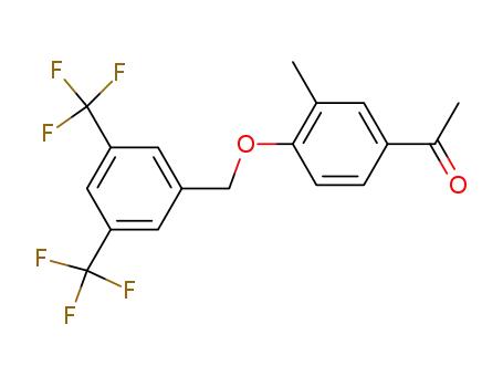 1-[4-(3,5-Bis-trifluoromethyl-benzyloxy)-3-methyl-phenyl]-ethanone