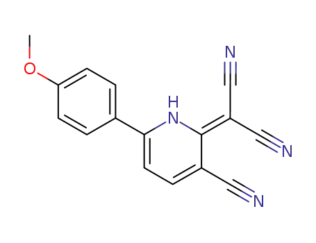 2-[3-cyano-6-(p-methoxyphenyl)pyridin-2(1H)-ylidene]malononitrile