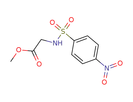 methyl 2-[(4-nitrophenyl)sulfonylamino]acetate