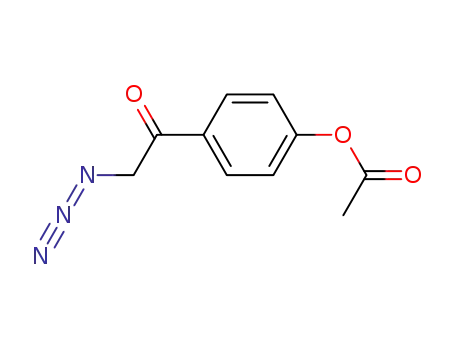 2-azido-1-(4-acetoxyphenyl)ethanone