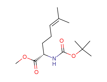 (2S)-2-tert-Butoxycarbonylamino-6-methylhept-5-enoic acid methyl ester