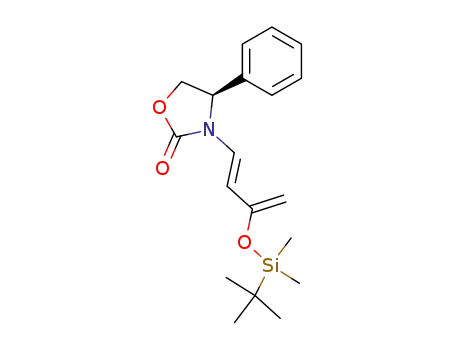 (R,E)-3-(tert-butyldimethylsiloxy)-1-(4-phenyl-2-oxazolidinon-3-yl)-1,3-butadiene