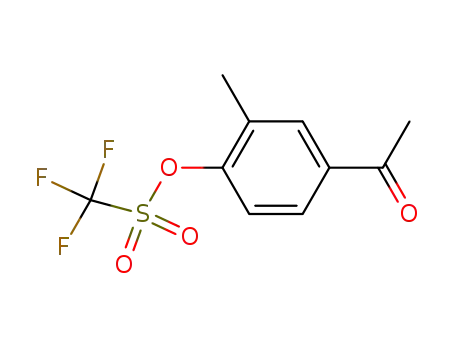 4-acetyl-2-methylphenyl trifluoromethanesulfonate