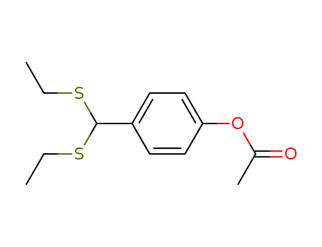 acetic acid 4-(bis-ethylsulfanyl-methyl)-phenyl ester