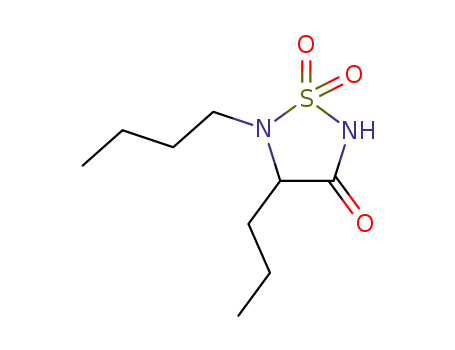 5-butyl-1,1-dioxo-4-propyl-1λ6-[1,2,5]thiadiazolidin-3-one