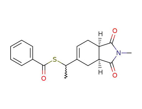 thiobenzoic acid S-[1-(2-methyl-1,3-dioxo-2,3,3a,4,7,7a-hexahydro-1H-isoindol-5-yl)-ethyl] ester