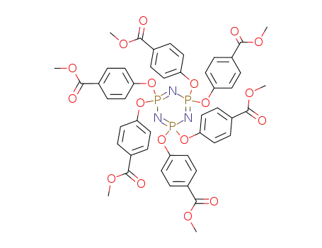 hexa(4-carbomethoxyphenoxy)cyclotriphosphazene