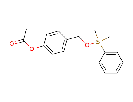 acetic acid 4-(dimethyl-phenyl-silanoxymethyl)-phenyl ester