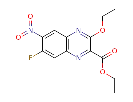 ethyl 7-fluoro-3-ethoxy-6-nitroquinoxaline-2-carboxylate