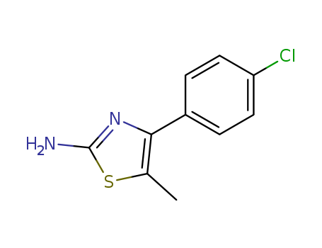 4-(4-Chlorophenyl)-5-methylthiazol-2-amine cas no. 82632-77-7 98%