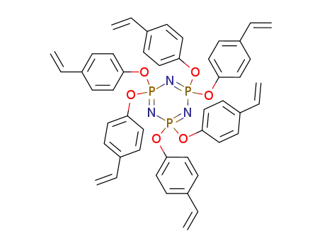2,2,4,4,6,6-hexakis-(4-vinyl-phenoxy)-2λ5,4λ5,6λ5-[1,3,5,2,4,6]triazatriphosphinine