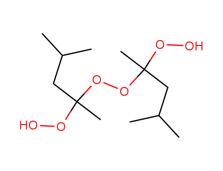 Molecular Structure of 53151-88-5 (Hydroperoxide, [dioxybis(1,3-dimethylbutylidene)]bis-)