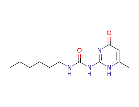 N-hexyl-N'-(6-methyl-4-oxo-1,4-dihydropyrimidin-2-yl)urea