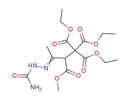 1,1,1-triethyl 2-methyl 3-[2-(aminocarbonyl)hydrazono]butane-1,1,1,2-te-tracarboxylate