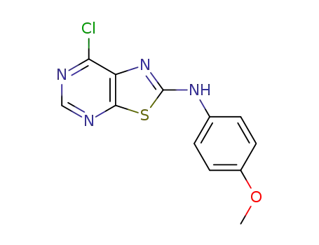 (7-chloro[1,3]thiazolo[5,4-d]pyrimidin-2-yl)(4-methoxyphenyl)amine