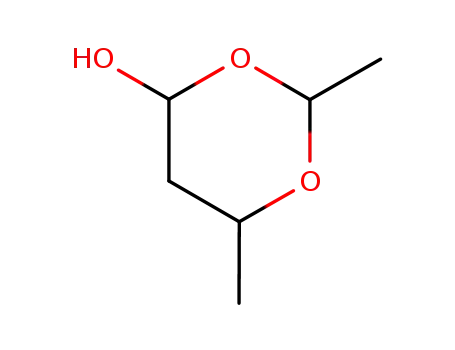 Molecular Structure of 4740-77-6 (2,6-dimethyl-1,3-dioxan-4-ol)