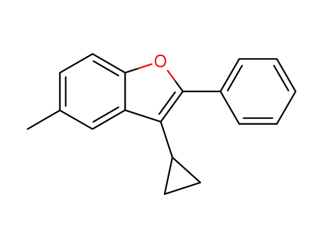 3-cyclopropyl-5-methyl-2-phenylbenzo[b]furan