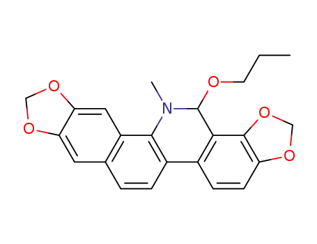 13-methyl-14-propoxy-13,14-dihydro-[1,3]dioxolo[4,5-i][1,3]dioxolo[4',5':4,5]benzo[1,2-c]phenanthridine