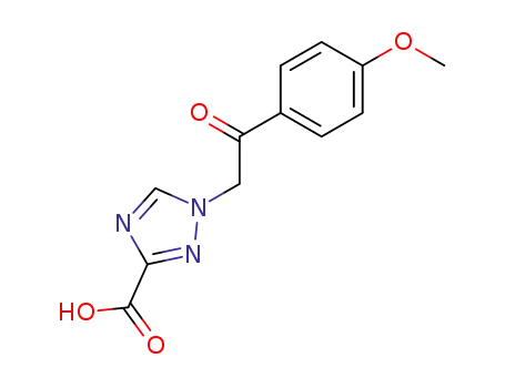 1-[2-(4-methoxy-phenyl)-2-oxo-ethyl]-1H-[1,2,4]triazole-3-carboxylic acid