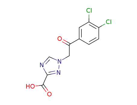 1-[2-(3,4-dichloro-phenyl)-2-oxo-ethyl]-1H-[1,2,4]triazole-3-carboxylic acid