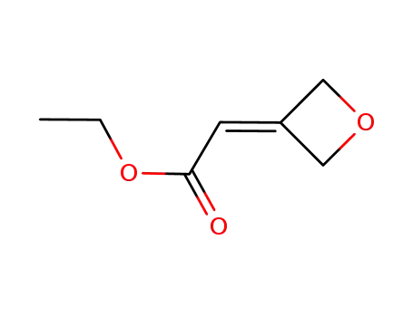 Molecular Structure of 922500-91-2 (ethyl 2-(oxetan-3-ylidene)acetate)
