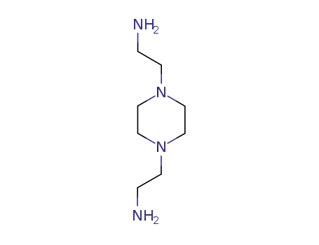 Molecular Structure of 6531-38-0 (Piperazine-1,4-diethylamine)