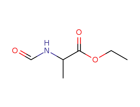 Molecular Structure of 4289-99-0 (Alanine, N-formyl-, ethyl ester)