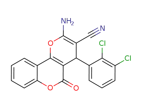 2-amino-4-(2,3-dichlorophenyl)-4,5-dihydro-5-oxopyrano[3,2-c]chromene-3-carbonitrile