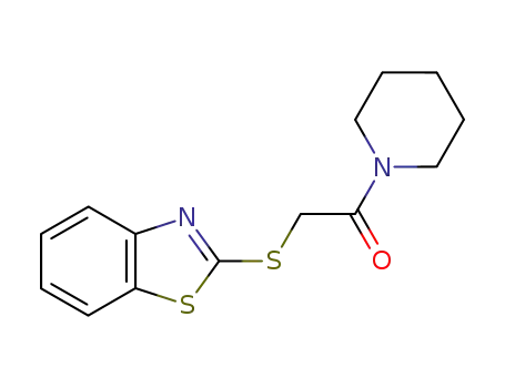 2-(benzo[d]thiazol-2-ylthio)-1-(piperidin-1-yl)ethanone