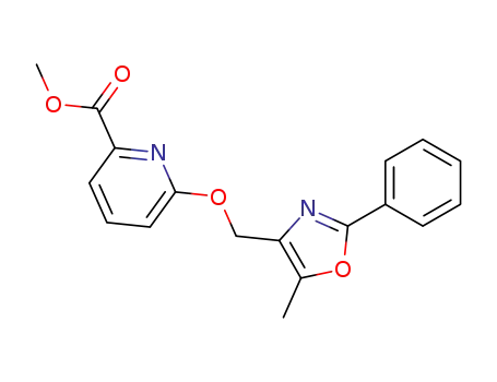 methyl 6-(5-methyl-2-phenyl-4-oxazolyl)methoxy-2-pyridinecarboxylate