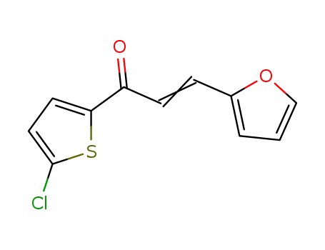 1-(5-chlorothiophen-2-yl)-3-(furan-2-yl)propenone