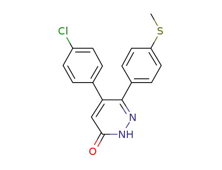 5-(4-chlorophenyl)-6-[4-(methylthio)phenyl]-2H-pyridazin-3-one
