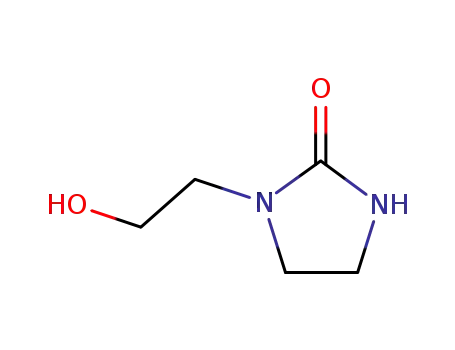 Molecular Structure of 3699-54-5 (1-(2-Hydroxyethyl)-2-imidazolidinone)