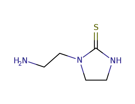 Molecular Structure of 40778-59-4 (2-Imidazolidinethione, 1-(2-aminoethyl)-)