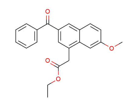 ethyl (3-benzoyl-7-methoxy-1-naphthyl)acetate