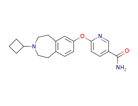 6-[(3-cyclobutyl-2,3,4,5-tetrahydro-1H-3-benzazepin-7-yl)oxy]pyridine-3-carboxamide