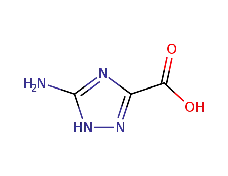 Molecular Structure of 3641-13-2 (3-Amino-1,2,4-triazole-5-carboxylic acid)